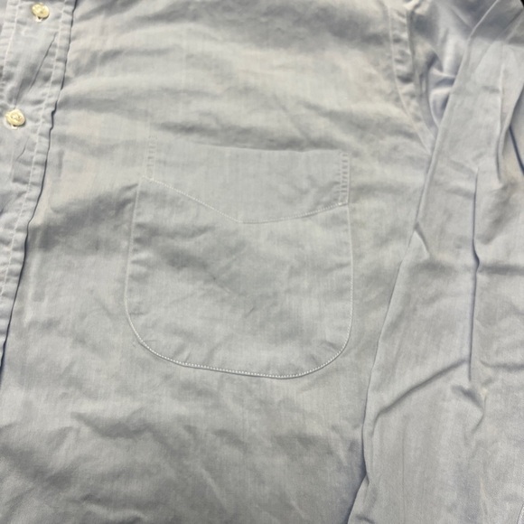 VTG Paul Stuart Mens 100% Cotton L/S Dress Shirt Light Blue USA Made Sz 17/34 - Picture 5 of 7